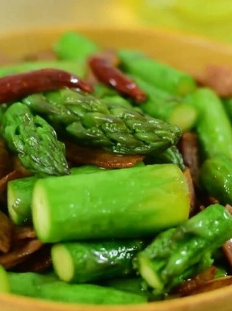 Stir-fried Asparagus with Bacon