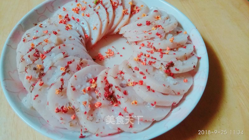 "homemade Snacks" Sweet-scented Osmanthus Glutinous Rice and Lotus Root recipe