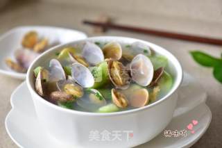 【luffa Clam Soup】 recipe