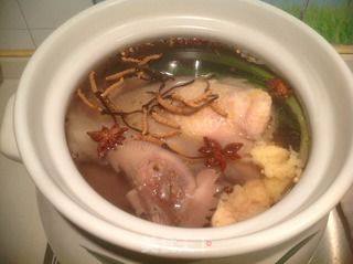 Stewed Old Hen with Cordyceps recipe