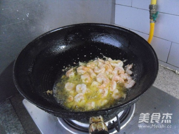 Shrimp and White Mushroom recipe