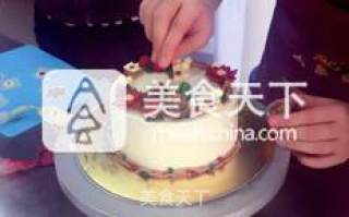 【christmas Cake】---korean Decorated Cake Three recipe