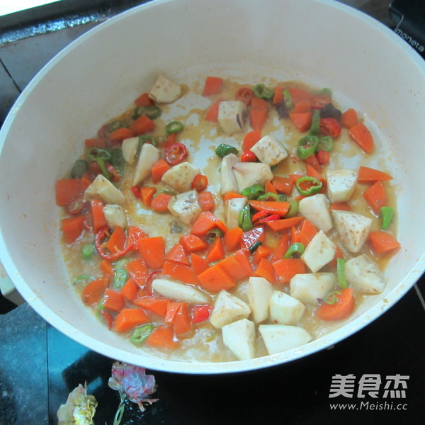 Three Diced Curry Preserved Eggs recipe