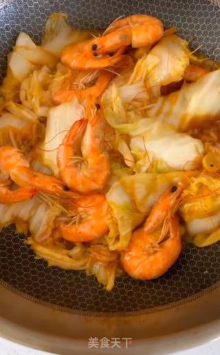 Shrimp Oil Cabbage recipe