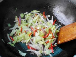 Stir-fried Udon Noodles with Bacon and Mixed Vegetables recipe