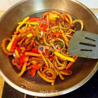 Stir Fried Squid Rings recipe