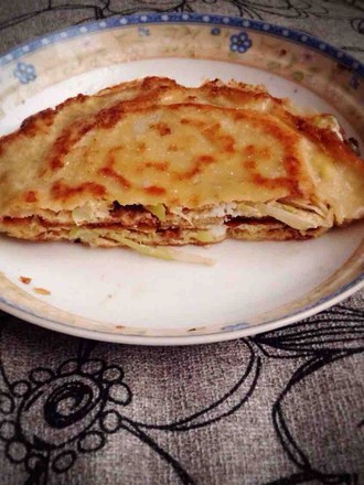 Bean Paste Egg Scallion Pancake recipe