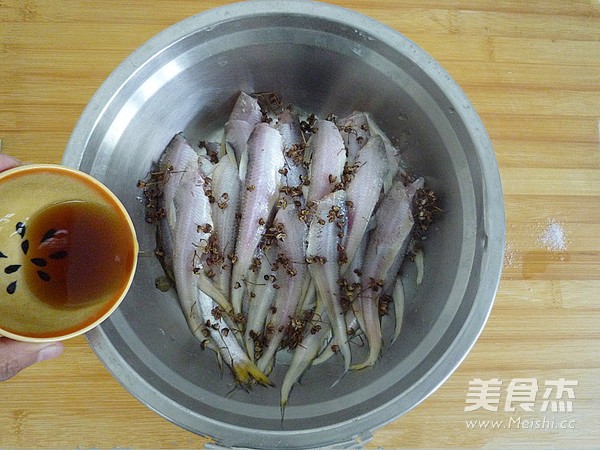 Fried Saury recipe