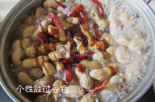 Oyster Sauce Chicken Bone Stewed Peanuts recipe