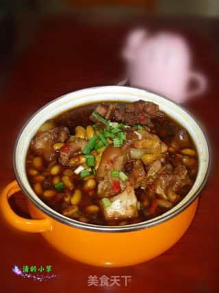 Pork Feet Stewed with Soybeans recipe