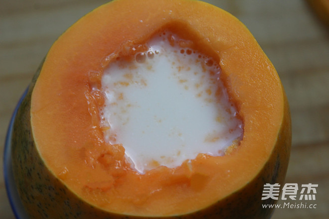 Papaya Coconut Milk Jelly recipe