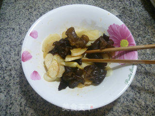 Black Fungus Mixed with Rice White recipe