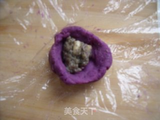 Purple Sweet Potato Nut Balls that Make Babies Eat Smarter and Smarter recipe