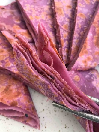 Purple Sweet Potato Milk Sesame Confectionery recipe