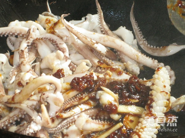 Sauteed Squid Claws recipe