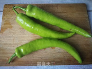 Stir-fried Dried Shrimp with Green Pepper recipe