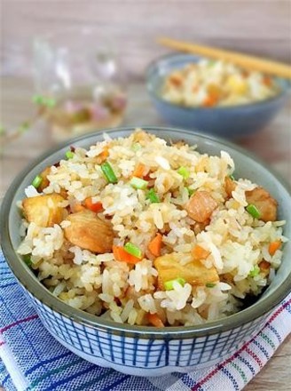 Potato Chicken Fried Rice recipe