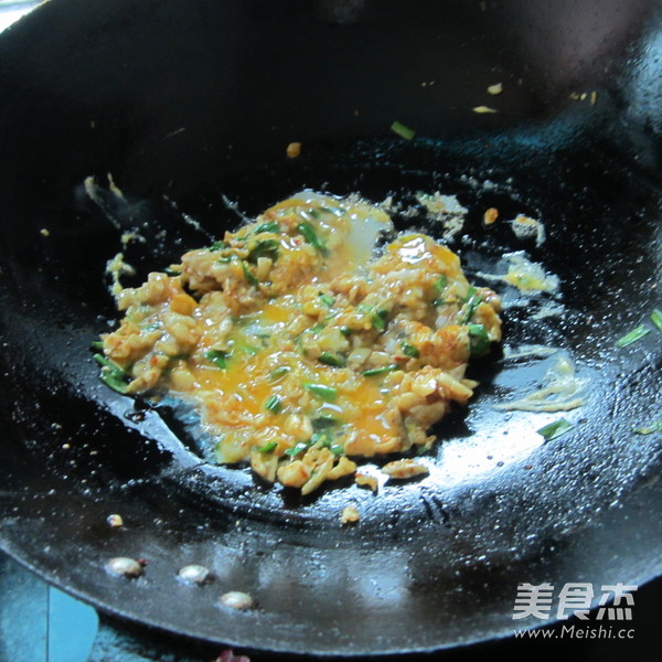 Dried Radish Omelette recipe