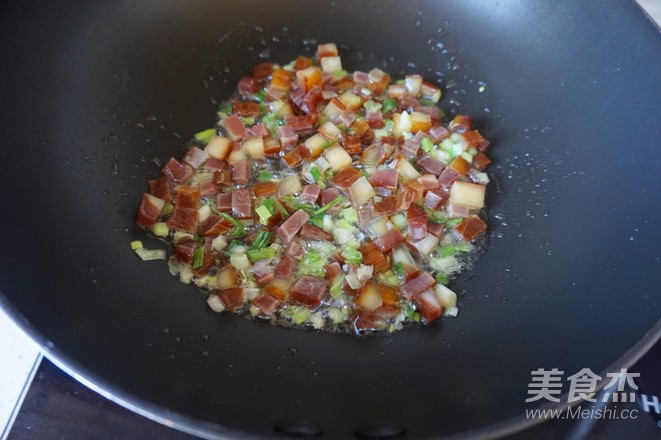 Fried Rice with Green Beans and Preserved Flavor recipe