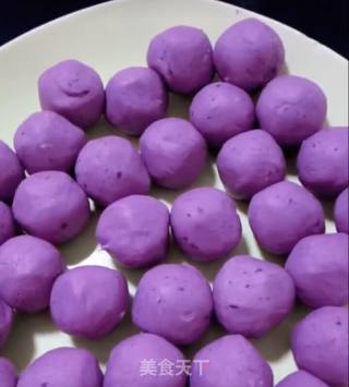 Purple Sweet Potato Mochi recipe