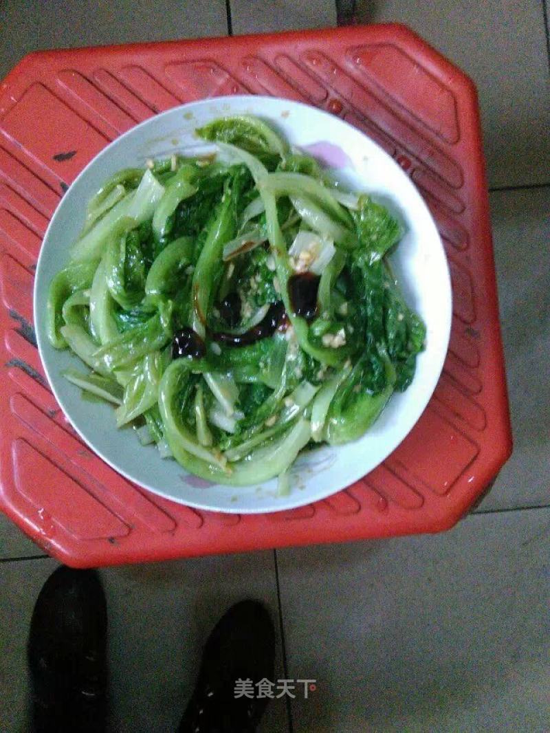 Stir-fried Lettuce with Garlic recipe
