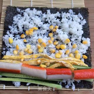 Crab Sticks and Seaweed Rice recipe