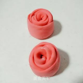 Romantic Valentine's Day~~rose Flower Bun recipe