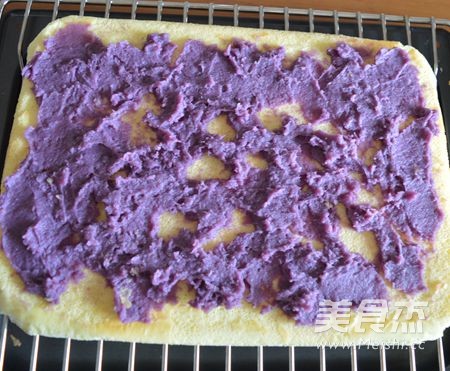 Purple Sweet Potato Cake Roll recipe
