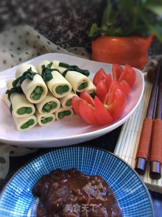 Vegetarian Rolled Asparagus recipe