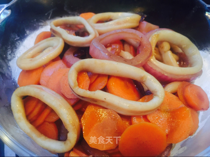 Stir Fried Squid Rings recipe