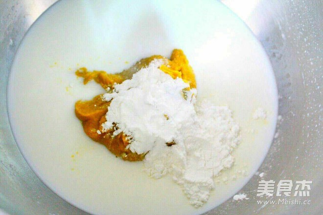 Pumpkin Square Cake with Milk recipe