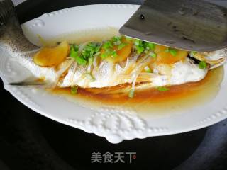 #trust之美# Steamed Sea Bass recipe