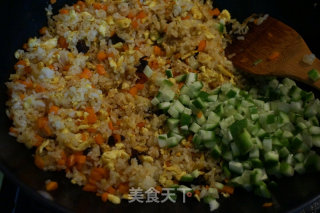 Fried Rice with Mushroom Sauce and Egg recipe