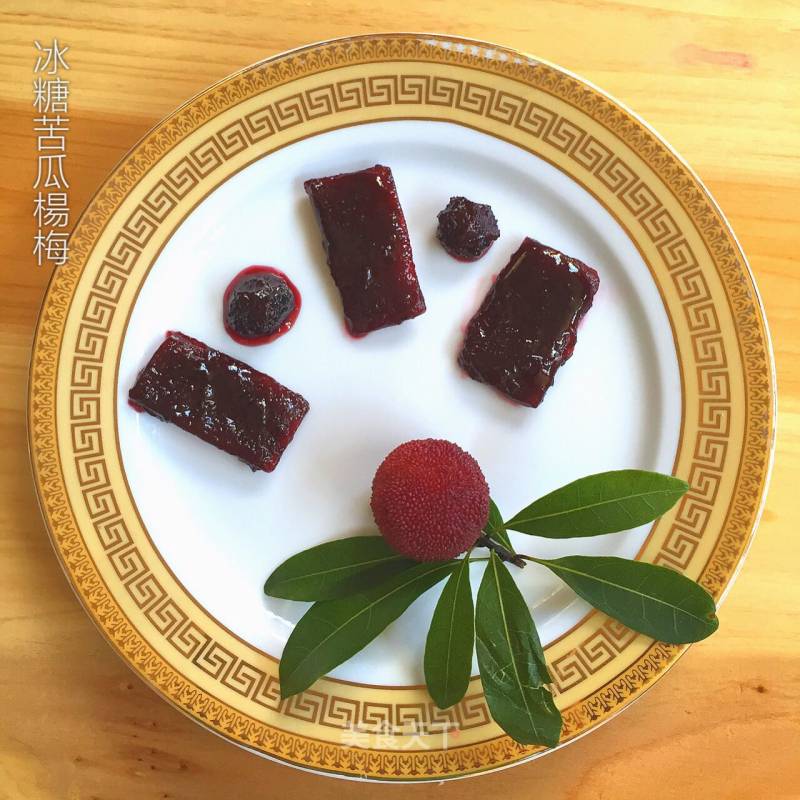 Rock Sugar Bayberry Bitter Gourd recipe