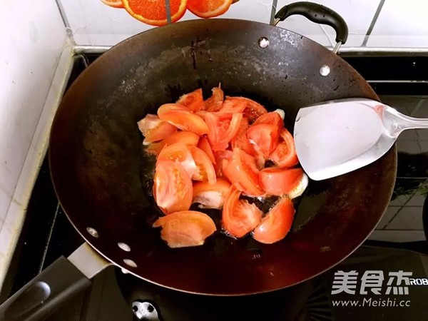 Homemade Tomato and Egg Noodles recipe