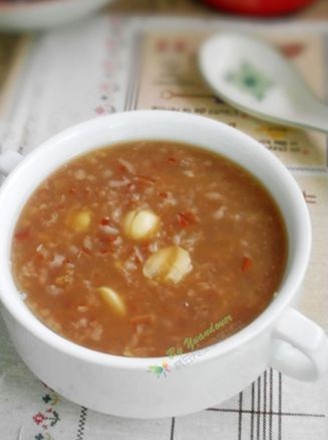 Lotus Seed Double Rice Porridge recipe