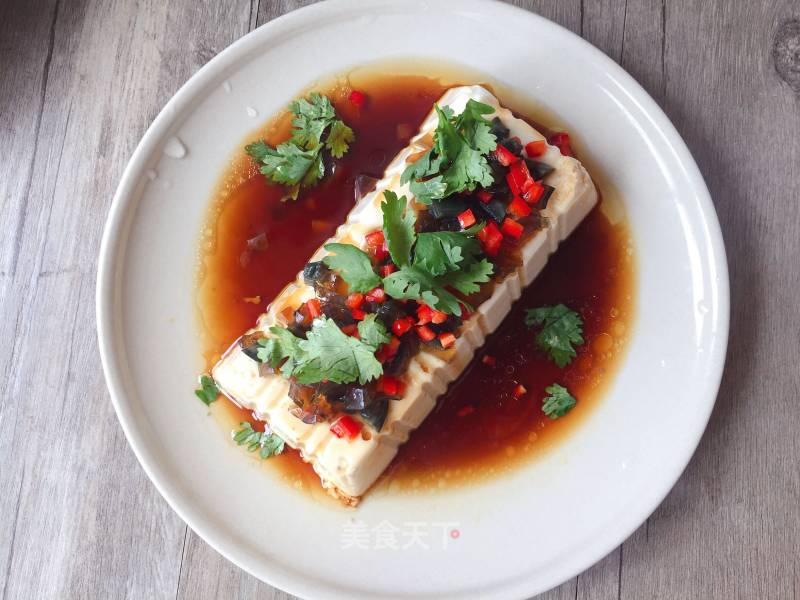 Chilled Preserved Egg Tofu recipe
