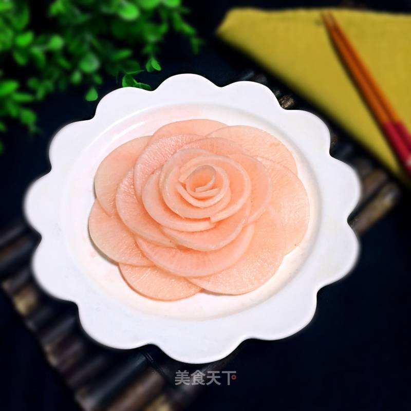 Sweet and Sour Radish Slices recipe