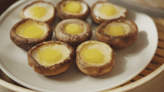 This is A Creative Dish Belonging to Quail Eggs-steamed Quail with Mushrooms recipe