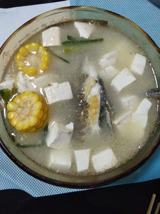 Tofu Corn Fish Soup