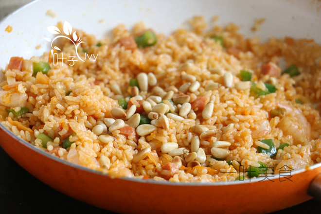 Spicy Cabbage and Shrimp Fried Rice recipe