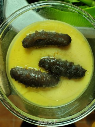 Sea Cucumber Steamed Egg recipe