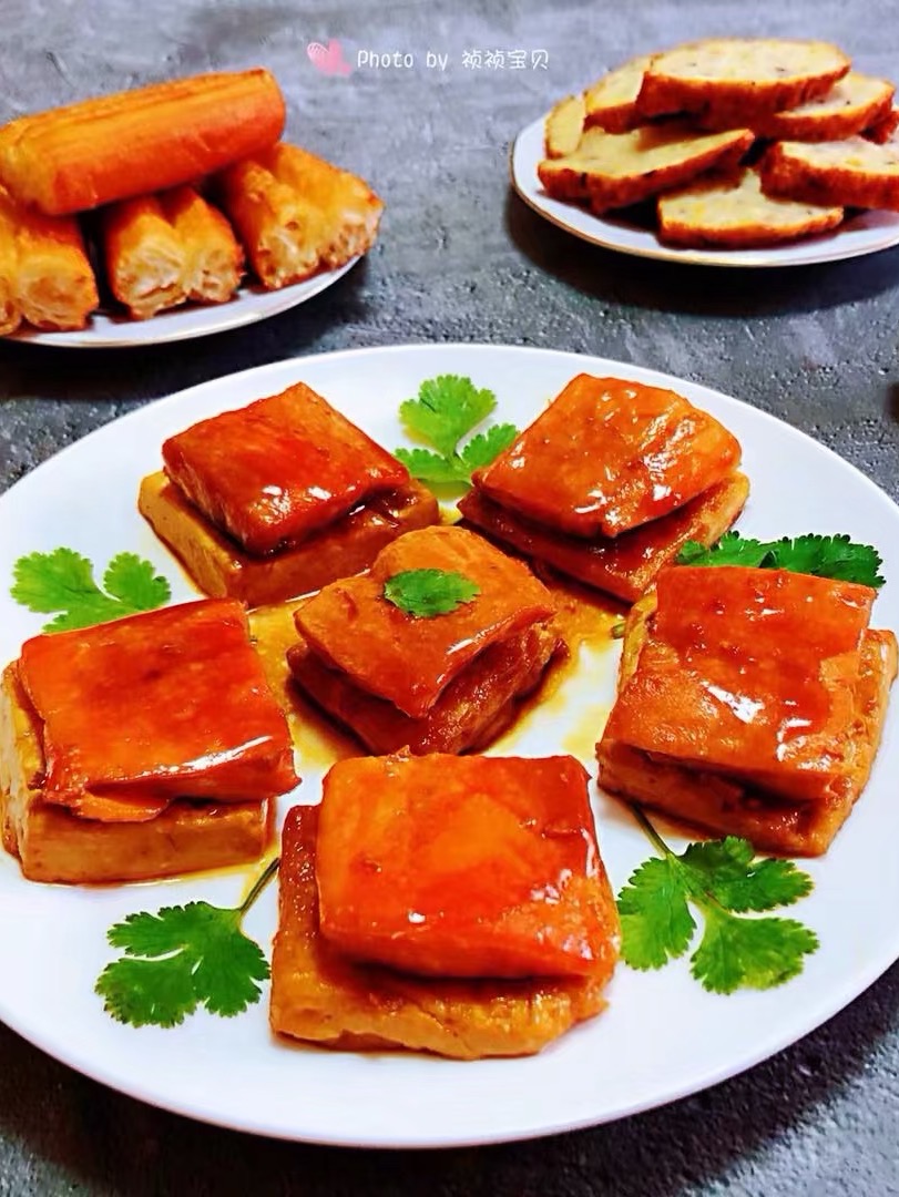 Teriyaki Salmon and Fried Tofu