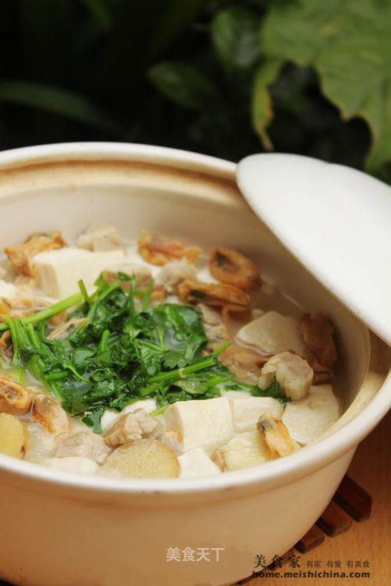 Oyster Tofu Pot recipe