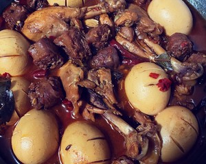 Braised Spicy Duck Neck, Braised Chicken Leg, Braised Egg recipe