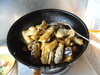 Eggplant Strips with Sauce recipe