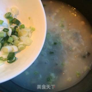 Congee with Preserved Egg and Lean Meat recipe