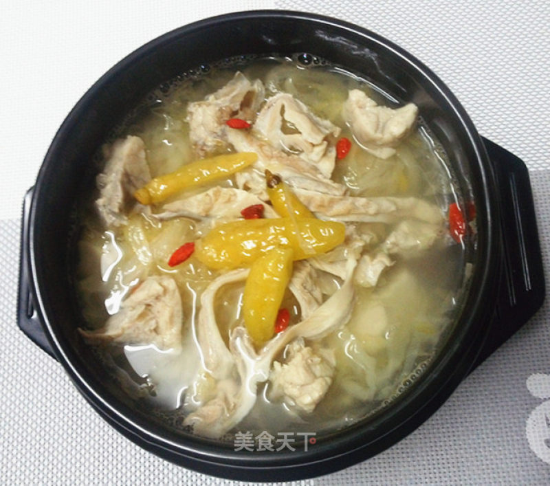 Hot and Sour Stomach and Lung Soup recipe