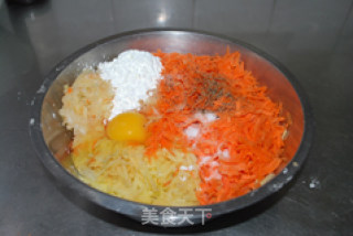 Potato and Carrot Pancakes recipe