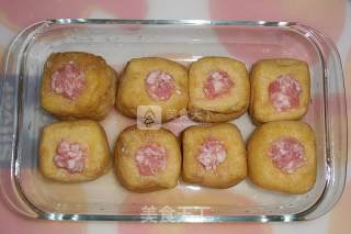 Garlic Oil Tofu Stuffed Meat recipe